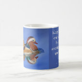 Duck Swimming with Bible Verse JW Koffiemok (Center)