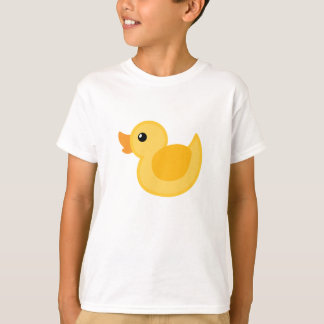 Duck T-shirt in geel en wit - Rubber Ducky