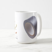 duck tape sarcasm koffiemok (Voorkant rechts)