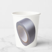 duck tape sarcasm papieren bekers (Achterkant)