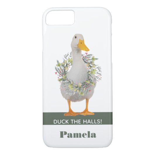Duck the Halls Kerstmis Case-Mate iPhone Case (Achterkant)