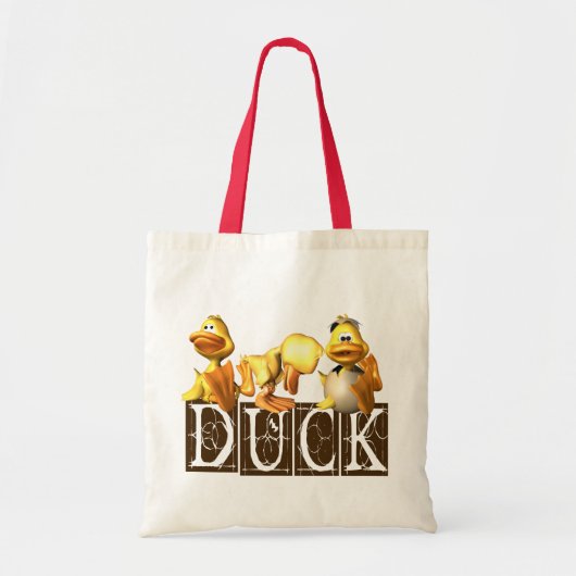 Duck! Tote Bag (Voorkant)