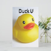Duck U Briefpapier (Staand voorkant)