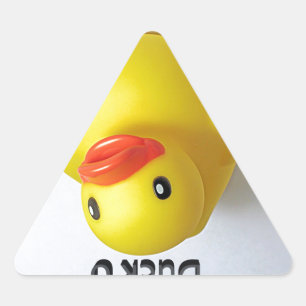 Duck U Driehoek Sticker