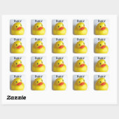 Duck U Vierkante Sticker (Vel)