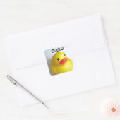 Duck U Vierkante Sticker (Envelop)