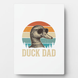 Duck Vader Vintage Gravure Retro Zonsondergang Shi Fotoplaat
