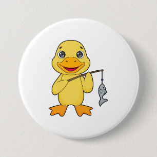 Duck Vist Fisher Finshing rod Ronde Button 7,6 Cm