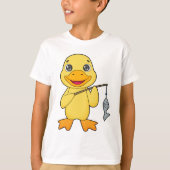 Duck Vist Fisher Finshing rod T-shirt (Voorkant)