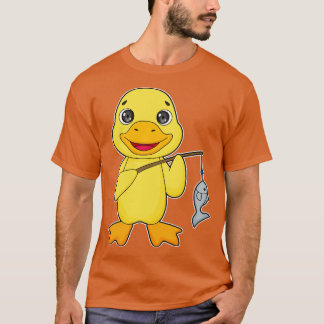 Duck Vist Fisher Finshing rod T-shirt