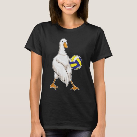 Duck Volleybal speler Volleybal T-shirt (Voorkant)