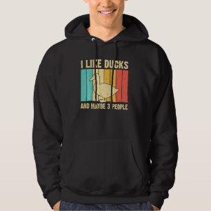 Duck voor Mannen Duck Mallard Drake Hoodie