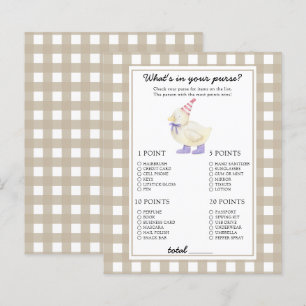 Duck - Wat zit er in je portemonnee baby shower sp
