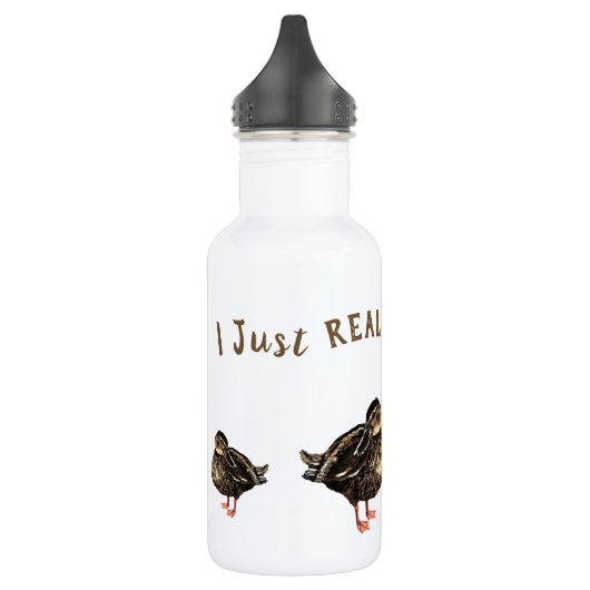 Duck Water Fles (Links)