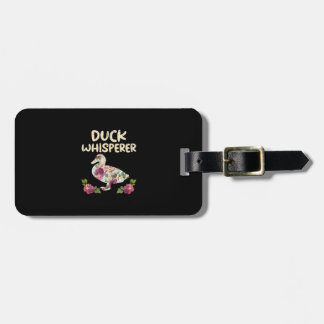 Duck Whisperer Flower Funny Farming Boerderij Bagagelabel