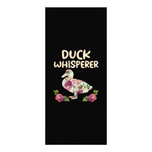 Duck Whisperer Flower Funny Farming Boerderij Reclamekaart