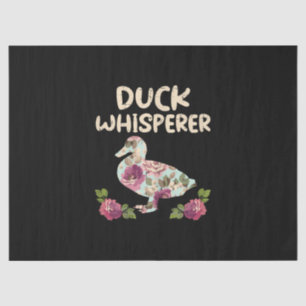 Duck Whisperer Flower Funny Farming Boerderij Tissuepapier