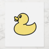 Duck Wijn Etiket (Enkel label)