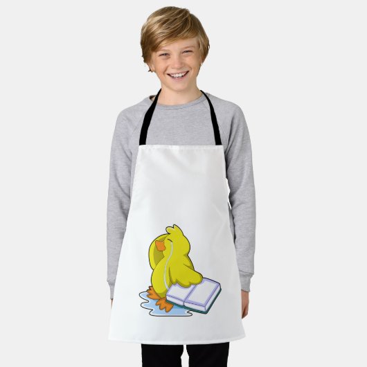 Duck with Book Schort (Gedragen)