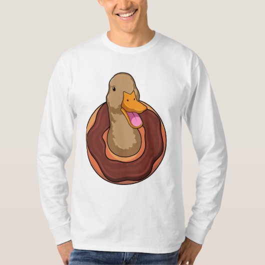 Duck with Donut T-shirt (Voorkant)