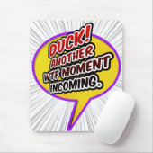 Duck WTF Mousepad Muismat (Met muis)