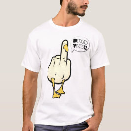 Duck you, grappig eend citaat t-shirt