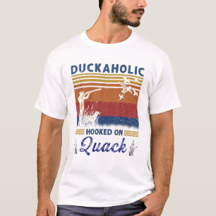 Duckaholic gehookt op de jacht op de jagers t-shirt