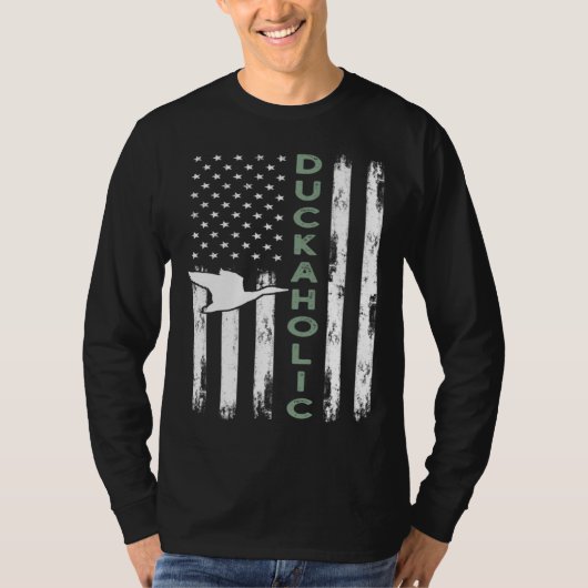 Duckaholic  Ideas for a Duck Hunter and Bird T-shirt (Voorkant)
