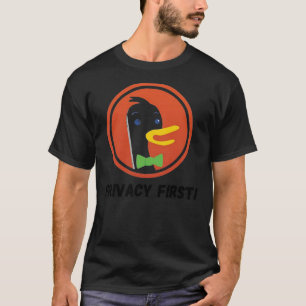 DuckDuckGo Browser van het Privacy- Web voor Inter T-shirt