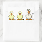 DuckDuckGoose Rechthoekige sticker (Tas)