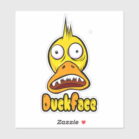 Duckface Sticker (Vel)