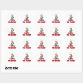 Duckie Love the Beach Ronde Sticker (Vel)