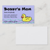 Duckin' Along Mama Card Contactkaartje (Voorkant / Achterkant)