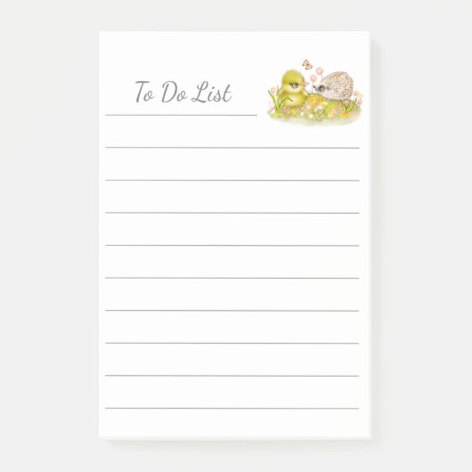 Ducking Hedgel personaliseren Post-it® notes (Voorkant)