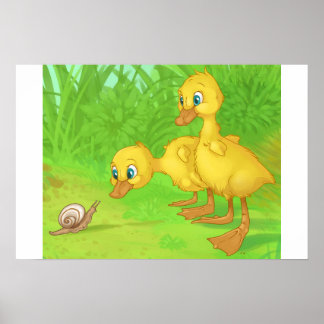 Duckings en de slak poster