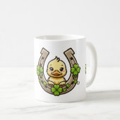 Duckling de dessin sur la Mug Celtic Horseshoe (Devant droit)
