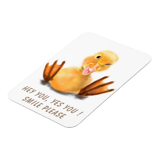 Duckling Jouer Wink Magnet Smile Cartoon (Côté Gauche)