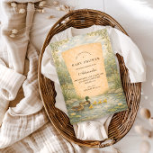 Duckling Pond Baby Shower Kaart