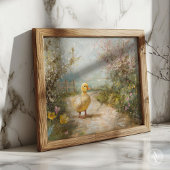  Duckling Portrait Spring Boerderij Life Duck Poster