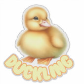 DUCKLING - STICKER DE NURSERY (Devant)