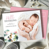 Duckling Uitnodigingen Sip en See Baby shower Meis