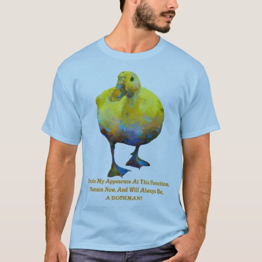Duckman Blue T Shirt (Voorkant)