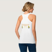 Duckman Women's Razor Back Tanktop (Volledige Achterkant)