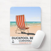 Duckpool Beach Cornwall reisposter Muismat (Met muis)