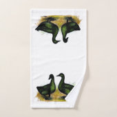 Ducks: Cayuga Pair Bad Handdoek (Handdoek)