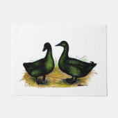 Ducks: Cayuga Pair Deurmat (Voorkant)