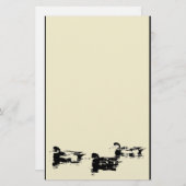 Ducks Stationery Briefpapier (Voorkant / Achterkant)