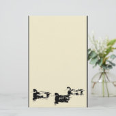 Ducks Stationery Briefpapier (Staand voorkant)