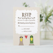 Ducks Wedding RSVP (Staand voorkant)