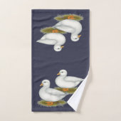 Ducks : White Calls (Serviette à main)
